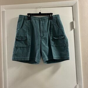 RedHead Teal-Green Elastic Waist Shorts